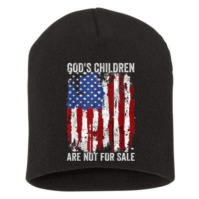 Gods Children Are Not For Sale Funny Quote Gods Children Short Acrylic Beanie