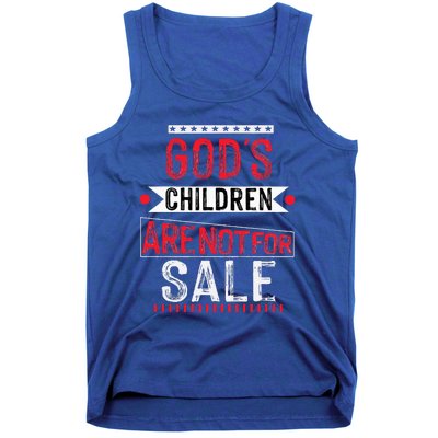 Gods Children Are Not For Sale Funny Tank Top