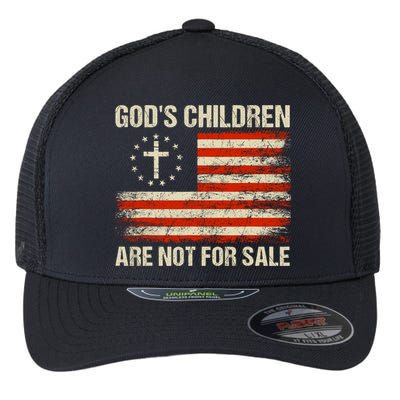 Gods Children Are Not For Sale Quote Gods Children Flexfit Unipanel Trucker Cap