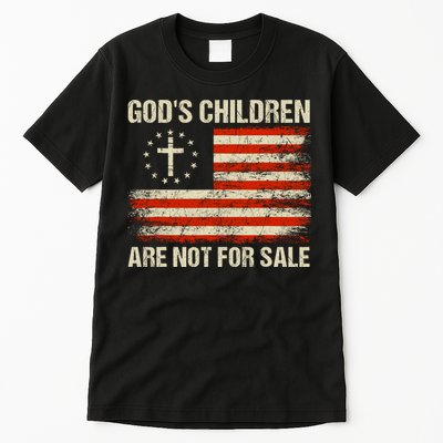 Gods Children Are Not For Sale Quote Gods Children Tall T-Shirt