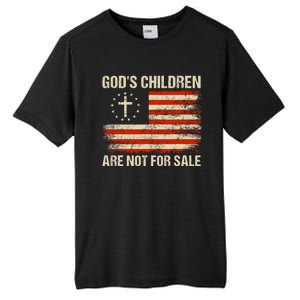 Gods Children Are Not For Sale Quote Gods Children Tall Fusion ChromaSoft Performance T-Shirt