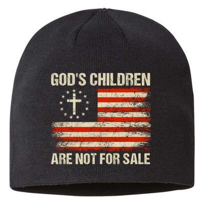 Gods Children Are Not For Sale Quote Gods Children Sustainable Beanie