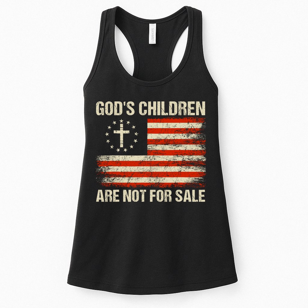 Gods Children Are Not For Sale Quote Gods Children Womens Tank Top