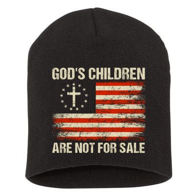 Gods Children Are Not For Sale Quote Gods Children Short Acrylic Beanie