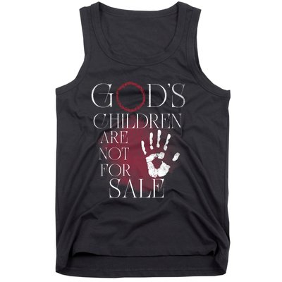 Gods Children Are Not For Sale For Children Family Tank Top