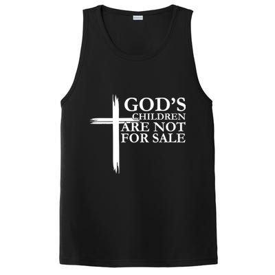 Gods Children Are Not For Sale Cross PosiCharge Competitor Tank
