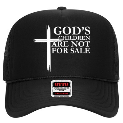 Gods Children Are Not For Sale Cross Trucker Hat