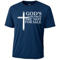 Gods Children Are Not For Sale Cross Cooling Performance Crew T-Shirt