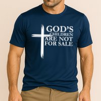Gods Children Are Not For Sale Cross Cooling Performance Crew T-Shirt