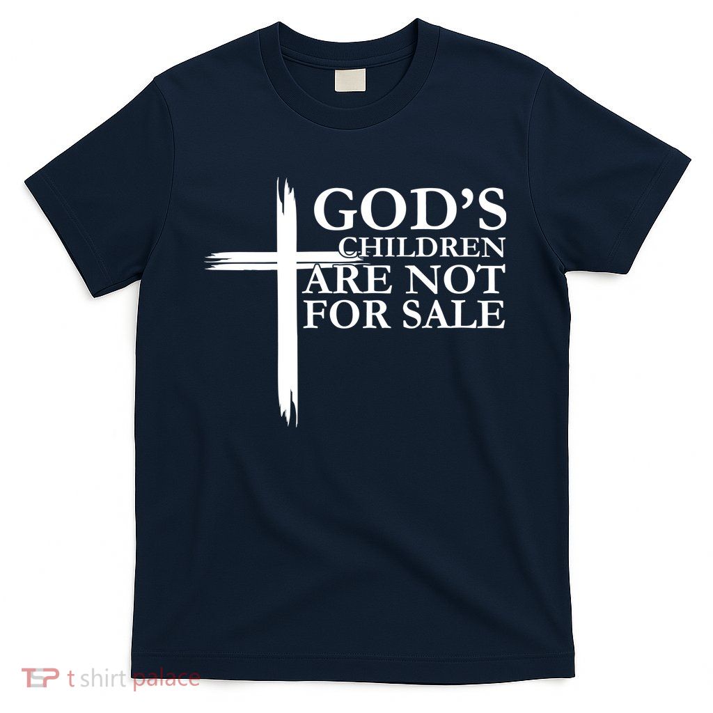 Gods Children Are Not For Sale Cross T-Shirt