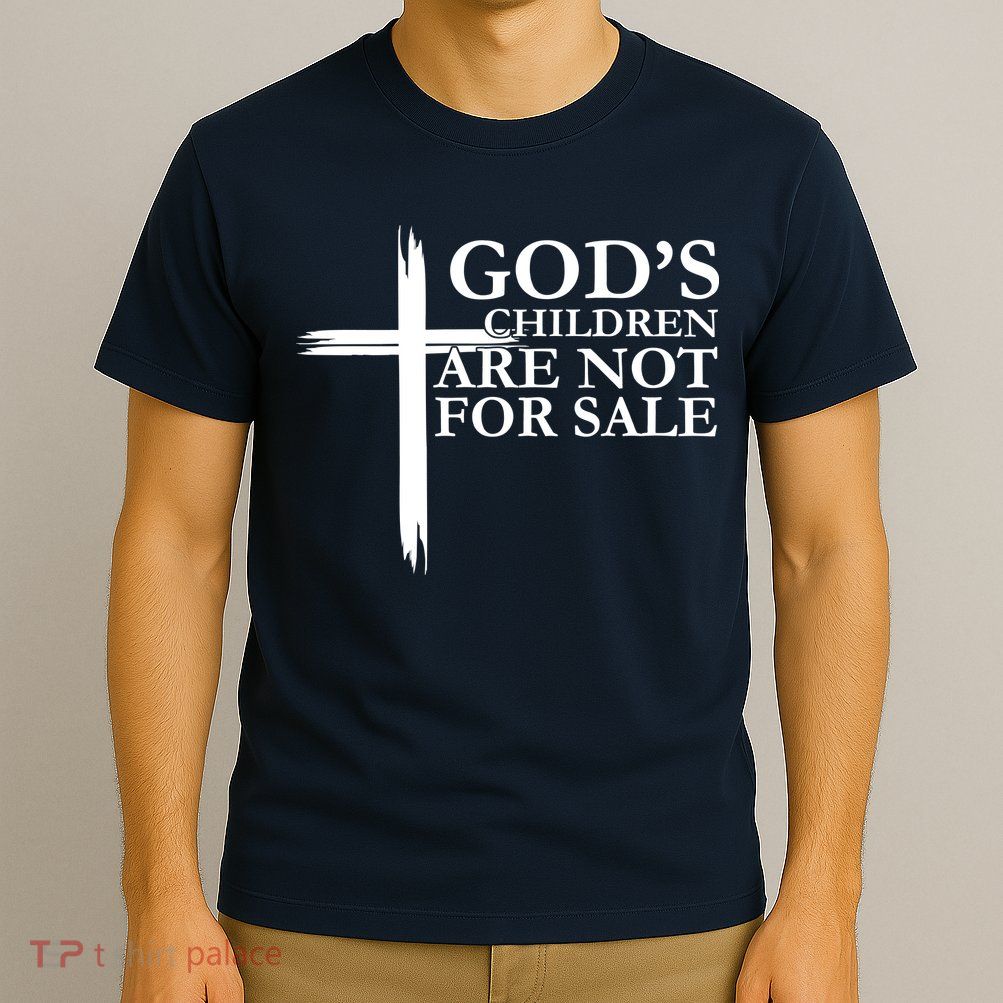 Gods Children Are Not For Sale Cross T-Shirt