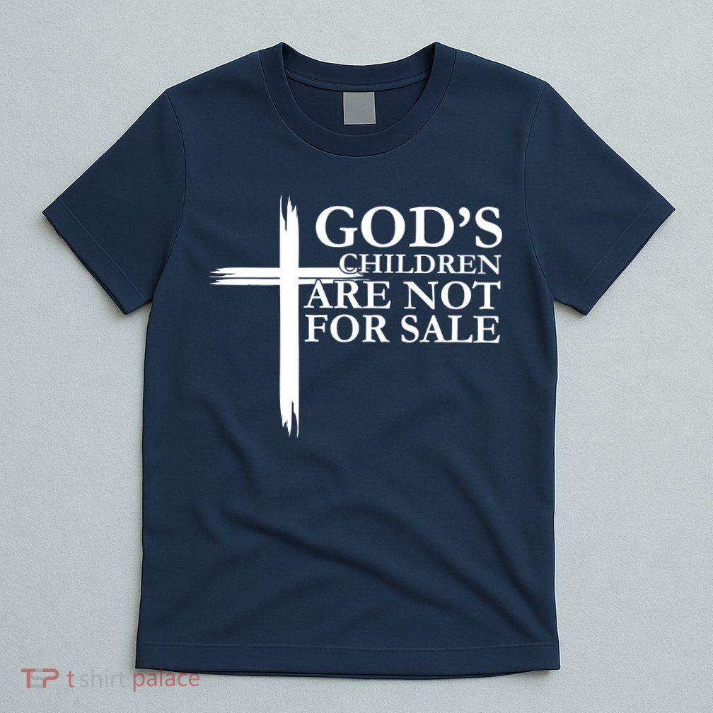 Gods Children Are Not For Sale Cross T-Shirt