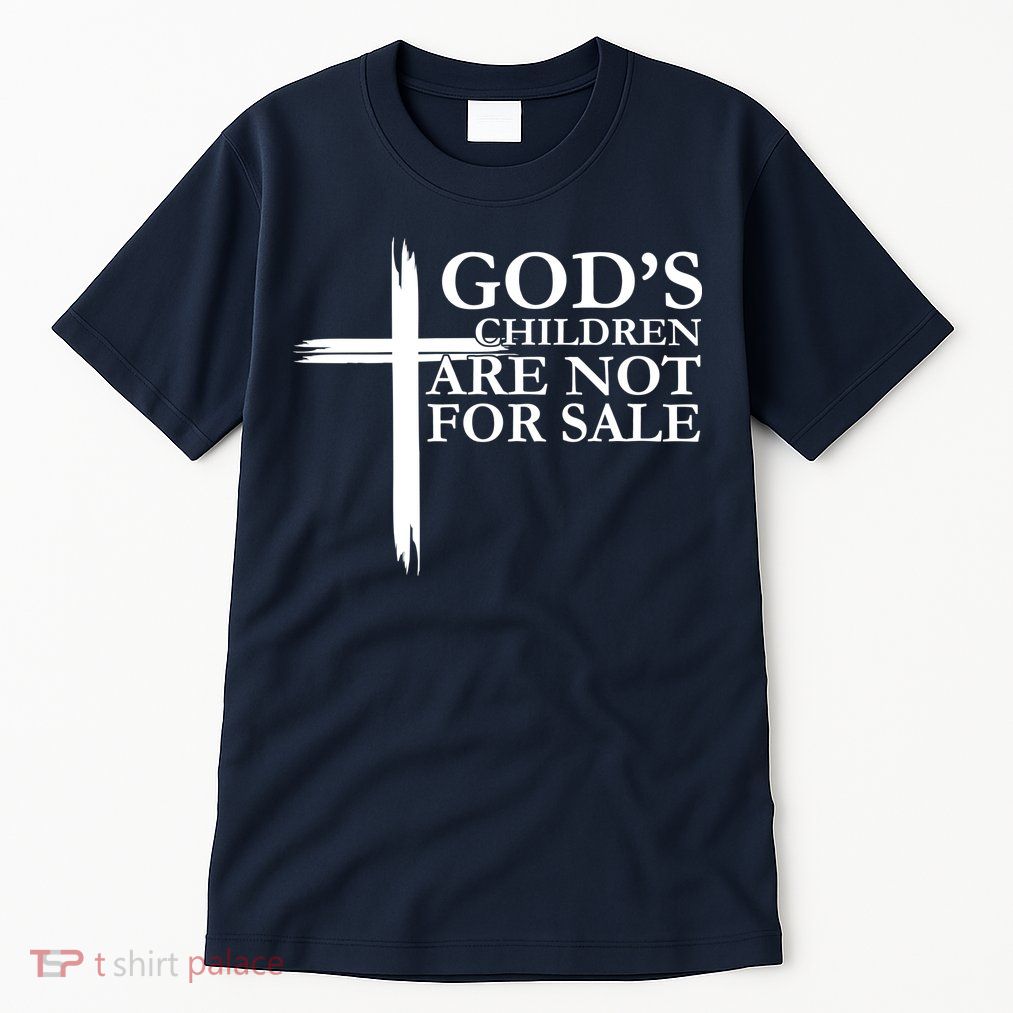 Gods Children Are Not For Sale Cross Tall T-Shirt