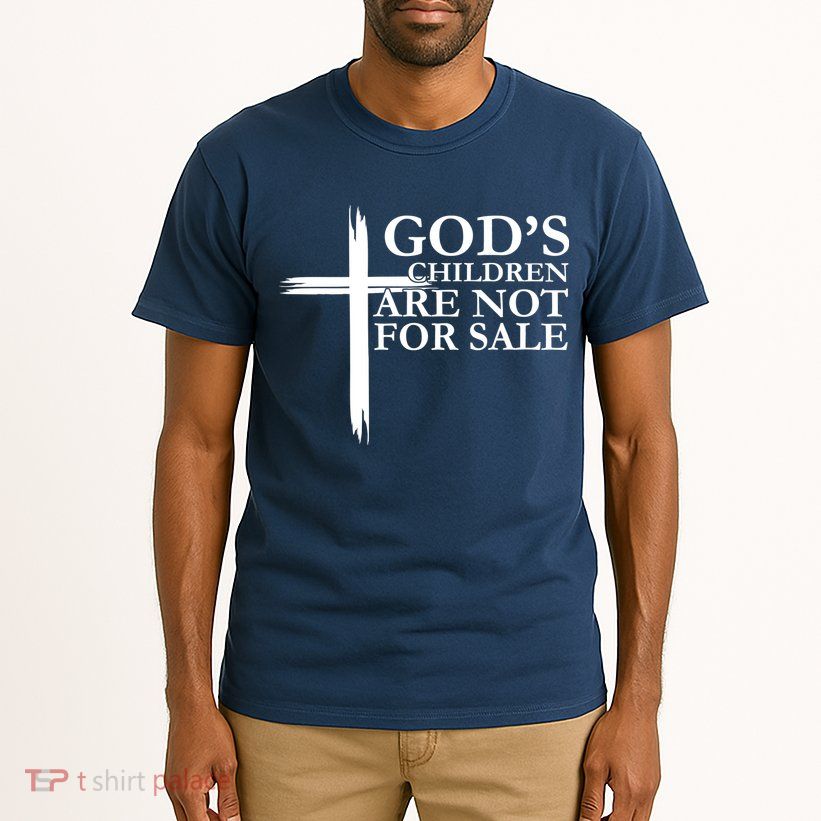 Gods Children Are Not For Sale Cross Tall T-Shirt