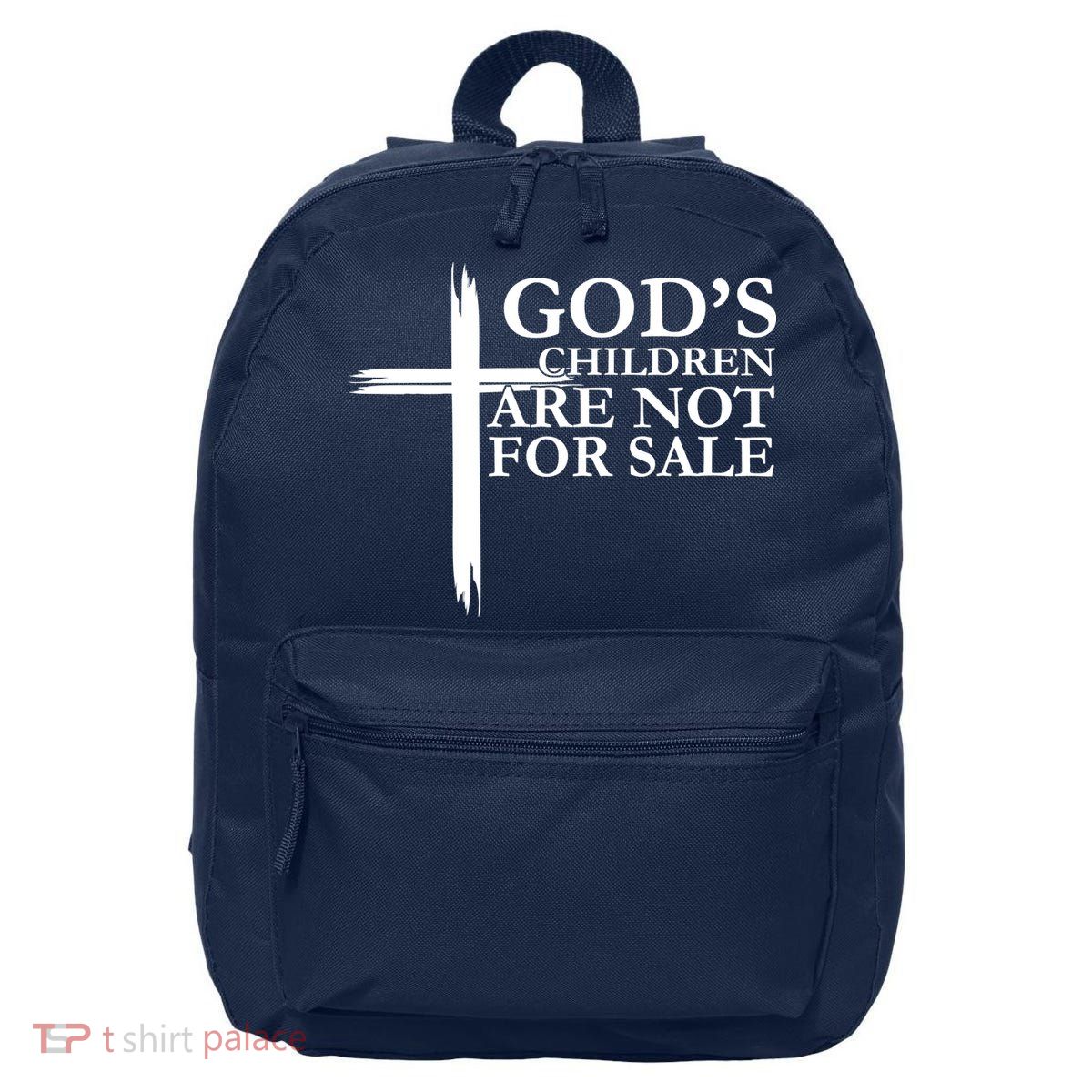 Gods Children Are Not For Sale Cross 16 in Basic Backpack