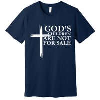 Gods Children Are Not For Sale Cross Premium T-Shirt