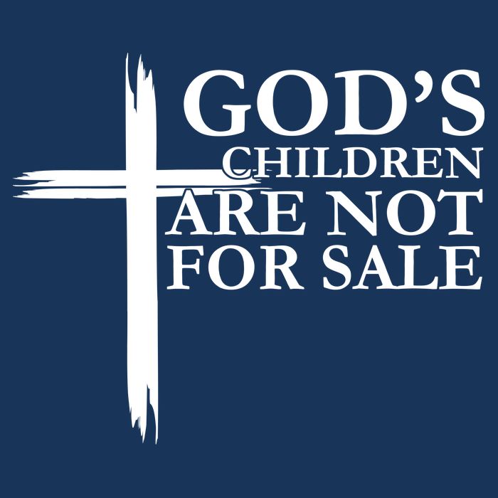 Gods Children Are Not For Sale Cross Premium T-Shirt