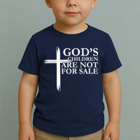 Gods Children Are Not For Sale Cross Toddler T-Shirt