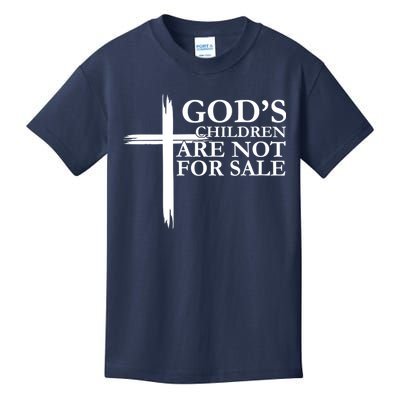Gods Children Are Not For Sale Cross Kids T-Shirt