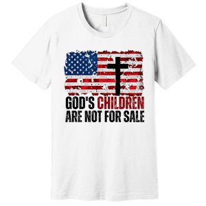 Gods Children Are Not For Sale Funny Trending Design Premium T-Shirt