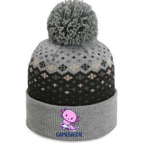 GAMESALOTL Cute Axolotl The Baniff Cuffed Pom Beanie