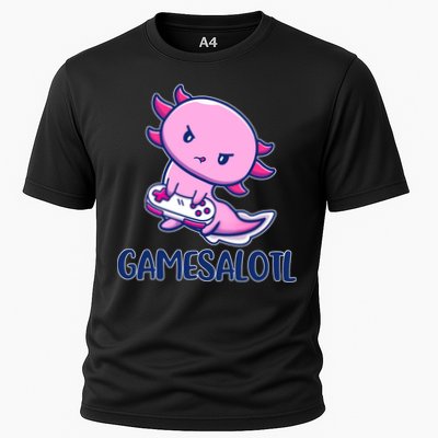 GAMESALOTL Cute Axolotl Performance Shirt