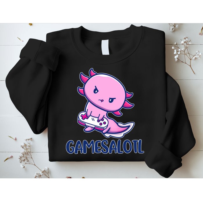 GAMESALOTL Cute Axolotl Sweatshirt