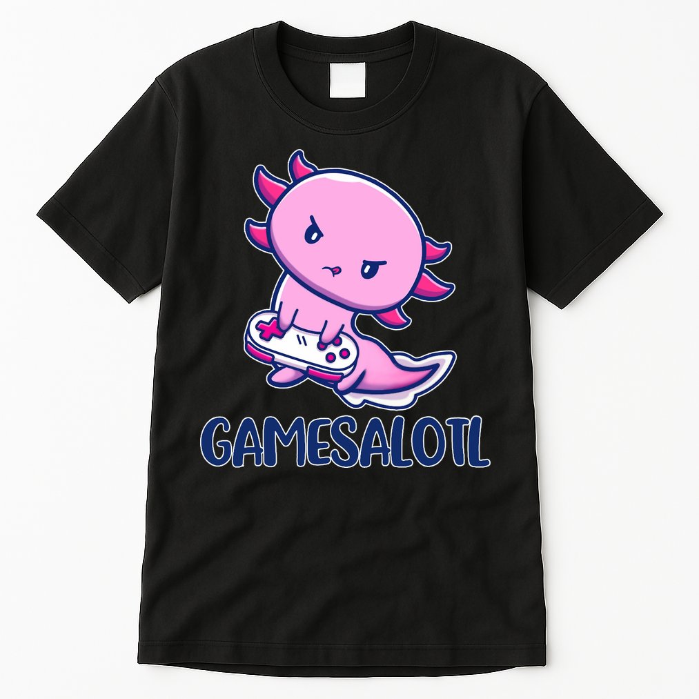 GAMESALOTL Cute Axolotl Tall T-Shirt