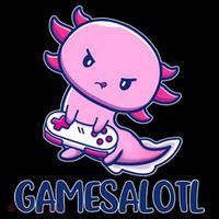 GAMESALOTL Cute Axolotl Impact Tech Backpack