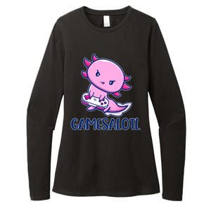 GAMESALOTL Cute Axolotl Womens CVC Long Sleeve Shirt