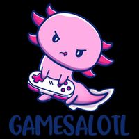 GAMESALOTL Cute Axolotl 16oz Travel Tumbler
