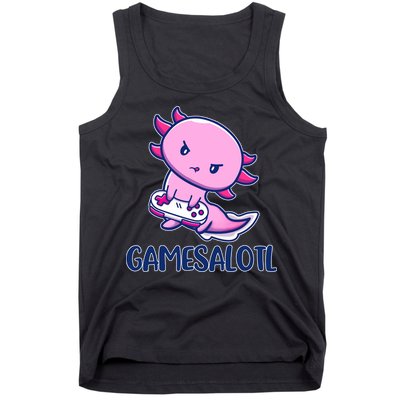 GAMESALOTL Cute Axolotl Tank Top