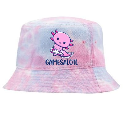 GAMESALOTL Cute Axolotl Tie-Dyed Bucket Hat