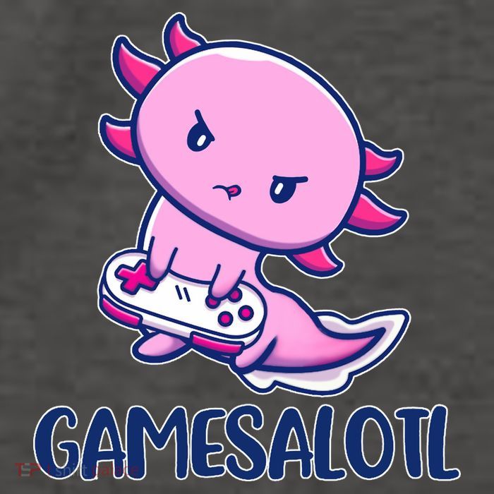 GAMESALOTL Cute Axolotl Vector Backpack