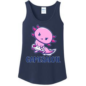 GAMESALOTL Cute Axolotl Ladies Essential Tank