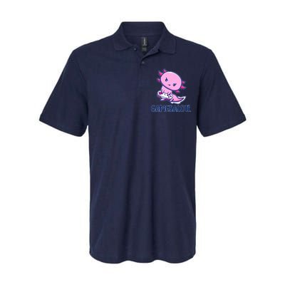 GAMESALOTL Cute Axolotl Softstyle Adult Sport Polo