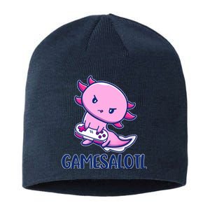 GAMESALOTL Cute Axolotl Sustainable Beanie