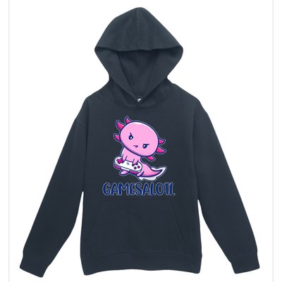 GAMESALOTL Cute Axolotl Urban Pullover Hoodie