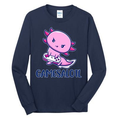 GAMESALOTL Cute Axolotl Tall Long Sleeve T-Shirt