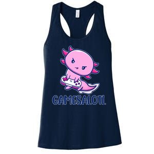 GAMESALOTL Cute Axolotl Women's Racerback Tank