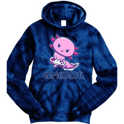 GAMESALOTL Cute Axolotl Tie Dye Hoodie