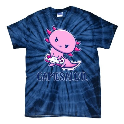 GAMESALOTL Cute Axolotl Tie-Dye T-Shirt