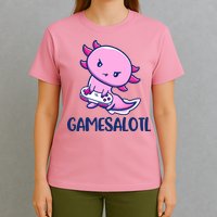 GAMESALOTL Cute Axolotl T-Shirt