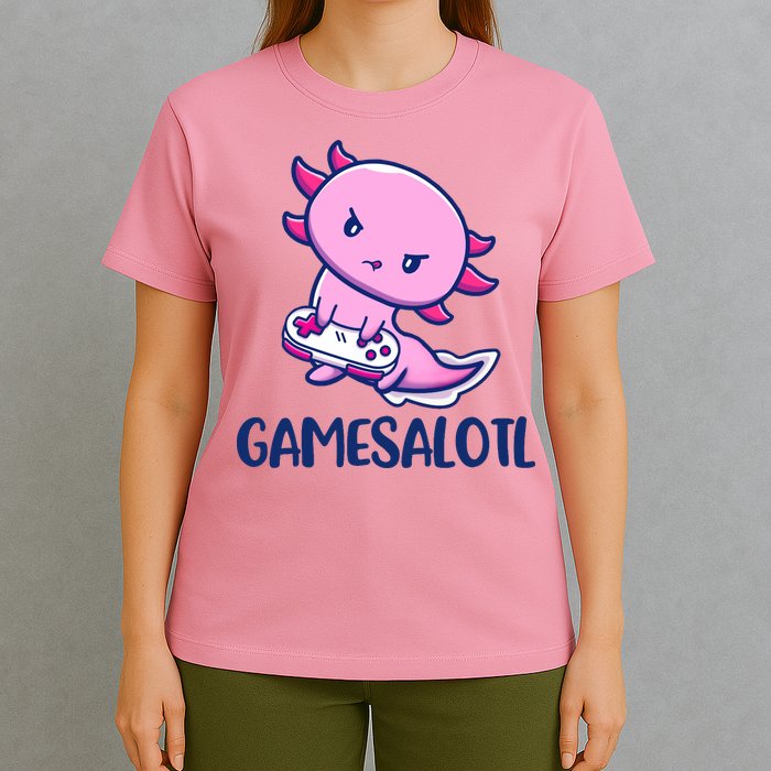 GAMESALOTL Cute Axolotl T-Shirt