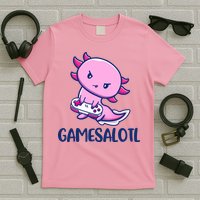 GAMESALOTL Cute Axolotl T-Shirt