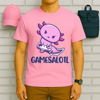 GAMESALOTL Cute Axolotl T-Shirt