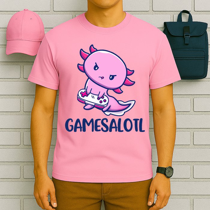 GAMESALOTL Cute Axolotl T-Shirt