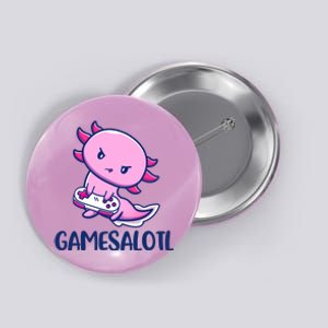 GAMESALOTL Cute Axolotl Button