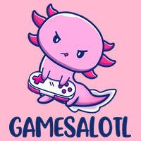 GAMESALOTL Cute Axolotl Baby Bodysuit