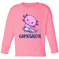 GAMESALOTL Cute Axolotl Toddler Long Sleeve Shirt